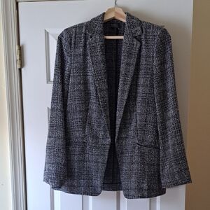 Black and Gray Women's Blazer